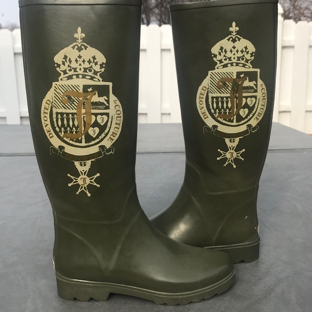Juicy Couture Green Winter & Rain Boots